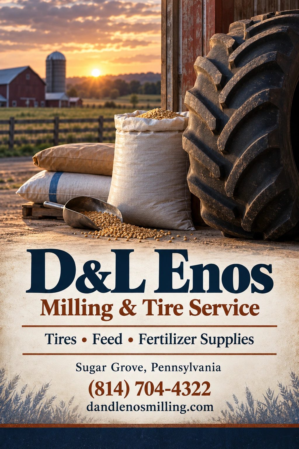 D&L Enos advertisement