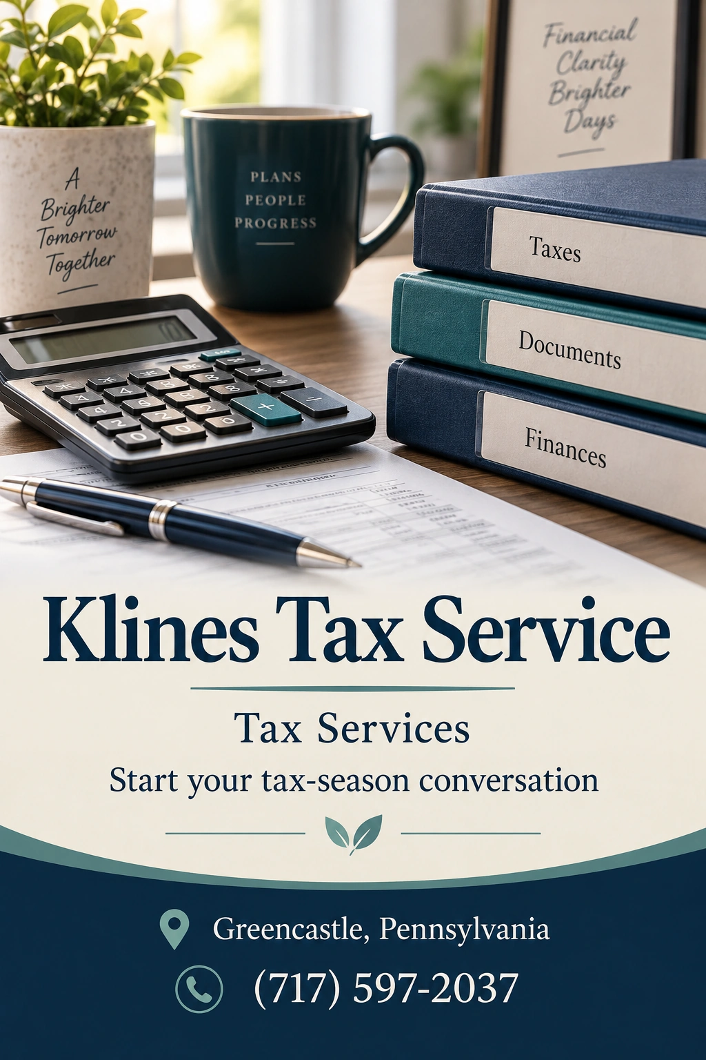 Klines Tax Service advertisement