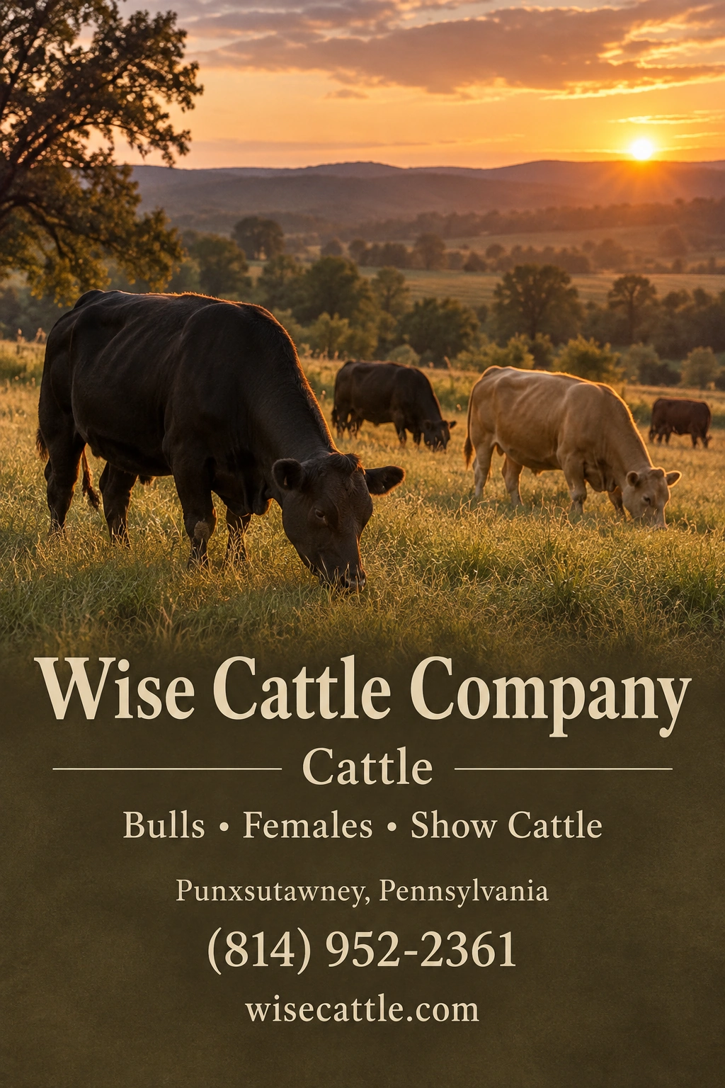 Wise Cattle Company advertisement