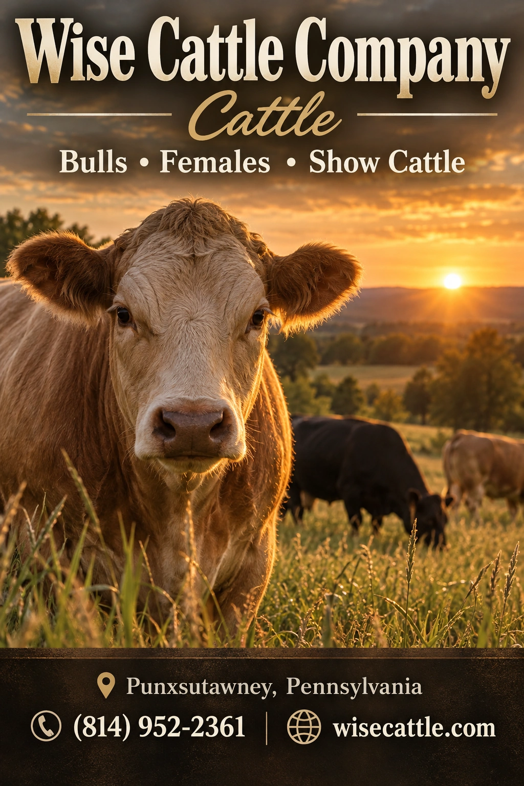Wise Cattle Company advertisement