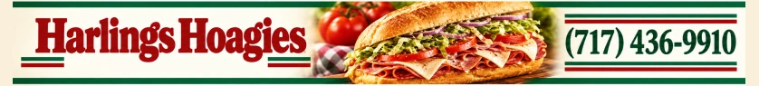 Harlings Hoagies banner advertisement