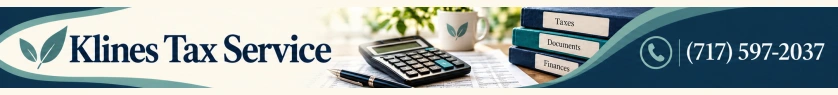 Klines Tax Service banner advertisement