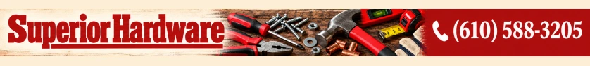Superior Hardware banner advertisement