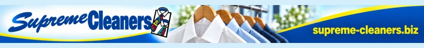 Supreme Cleaner's banner advertisement