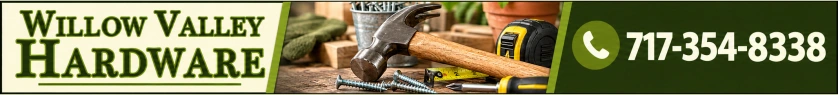 Willow Valley Hardware banner advertisement